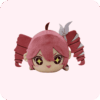 Lying Fat Teto Plush With Hairpin